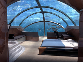 undersea hotel suite